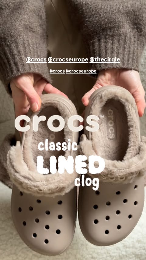 Mathilda Holker Facebook ad: Fluffy Fur-Lined Boots, Slippers & Clogs | Crocs UK