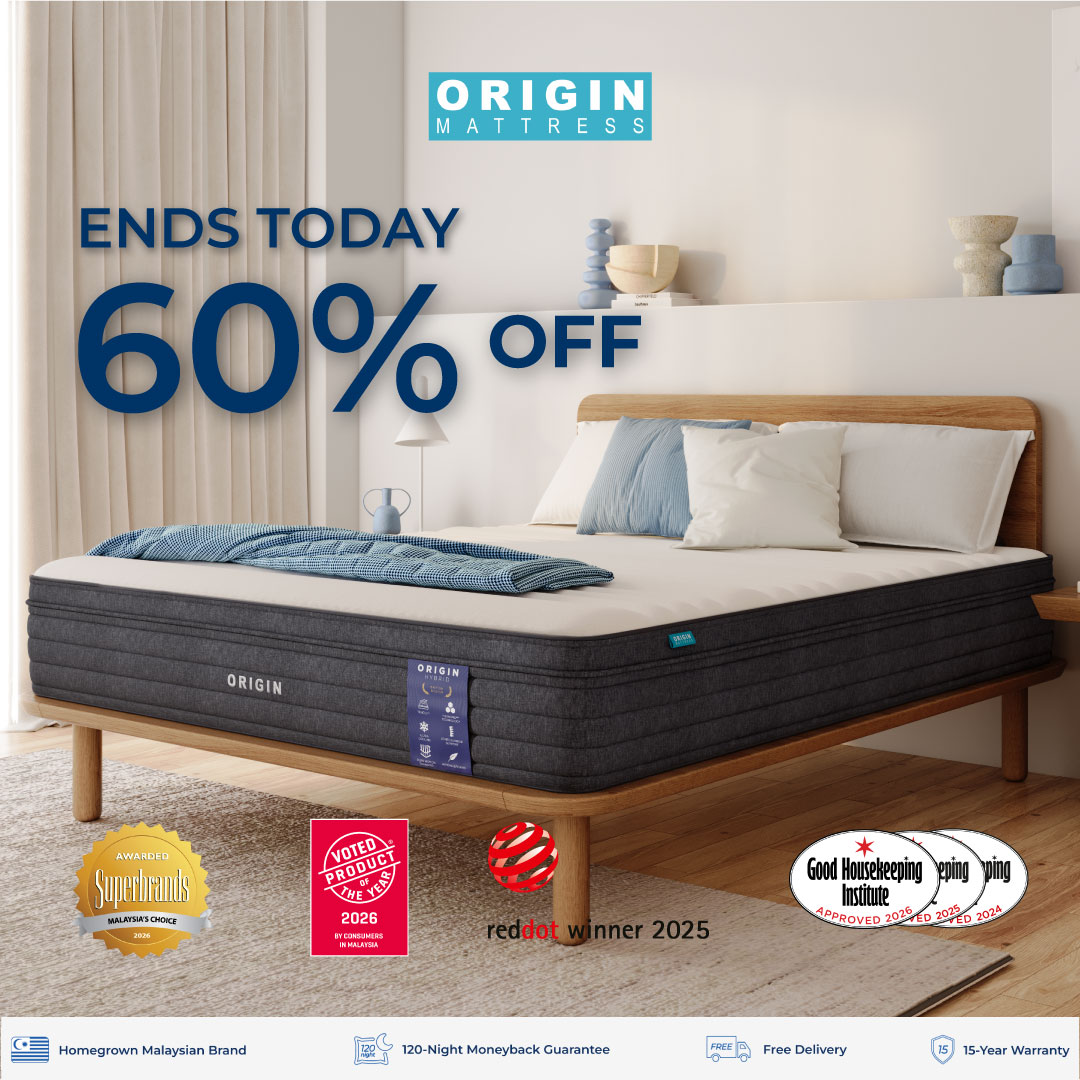 Origin Mattress Malaysia Facebook ad