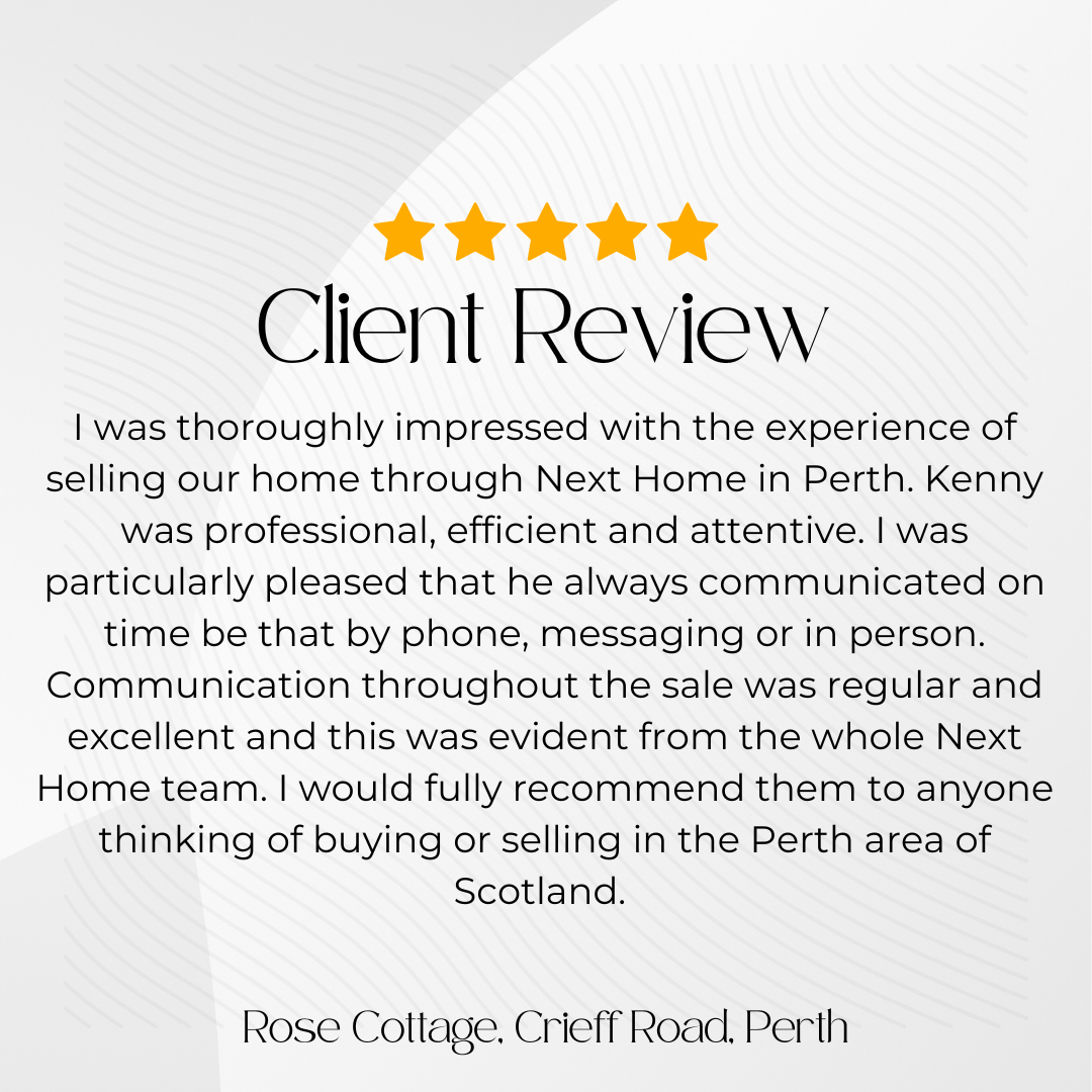 Next Home Estate Agents Facebook ad: CLIENT REVIEW