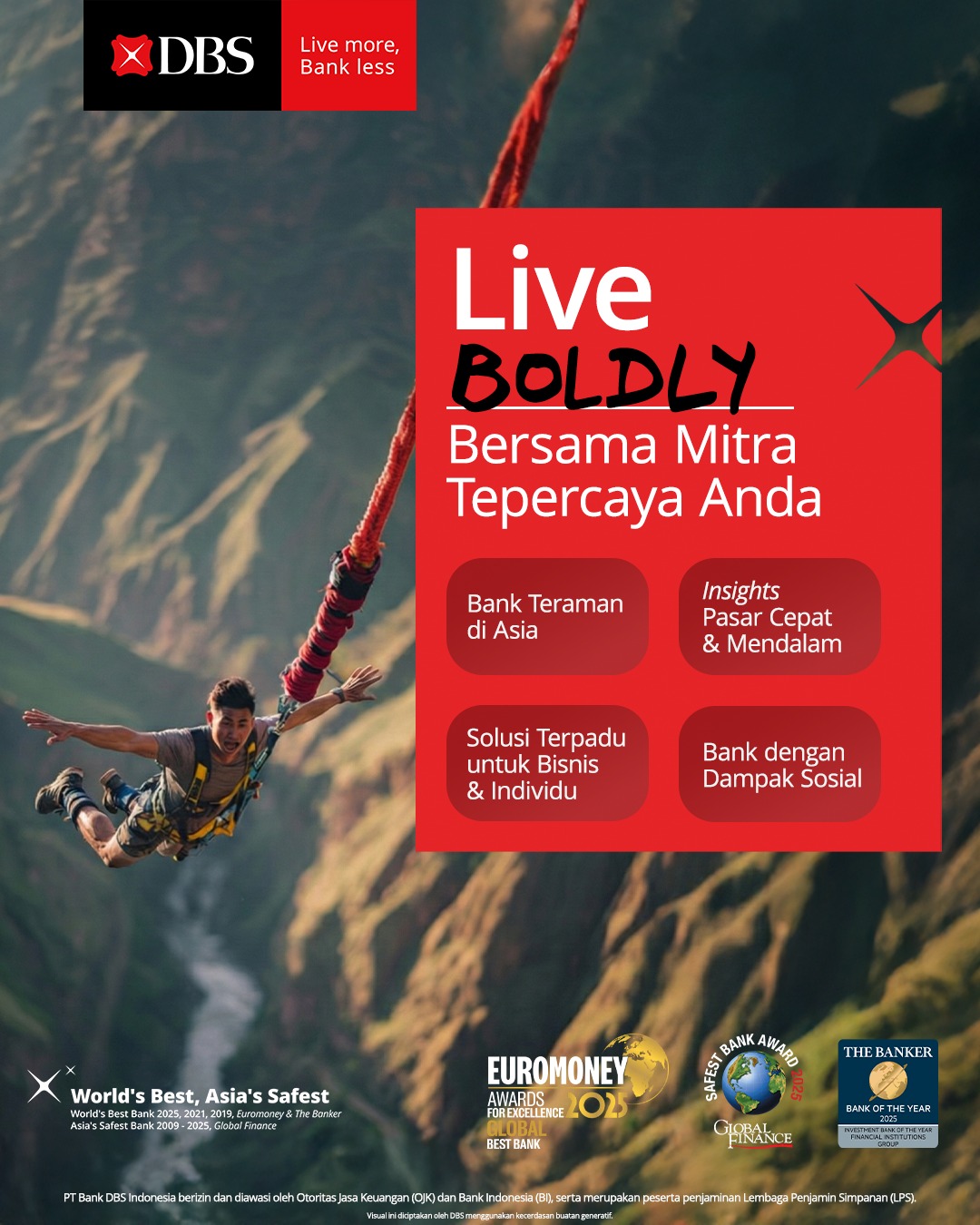 DBS Facebook ad: Bank DBS hadir sebagai mitra tepercaya untuk pertumbuhan…