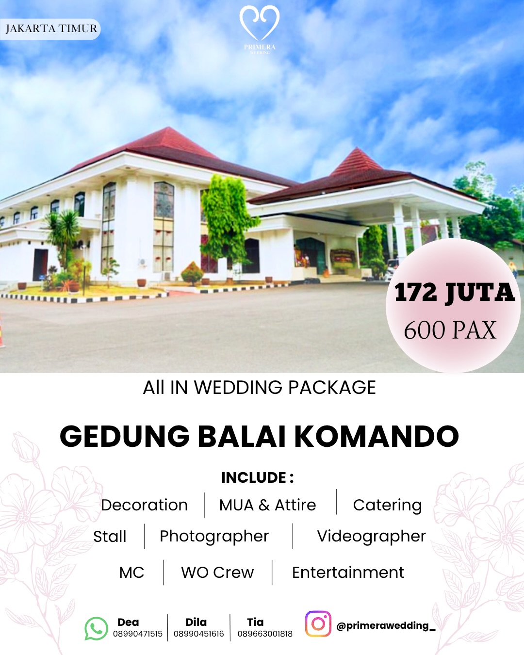 Primera Wedding & Catering Service Facebook ad