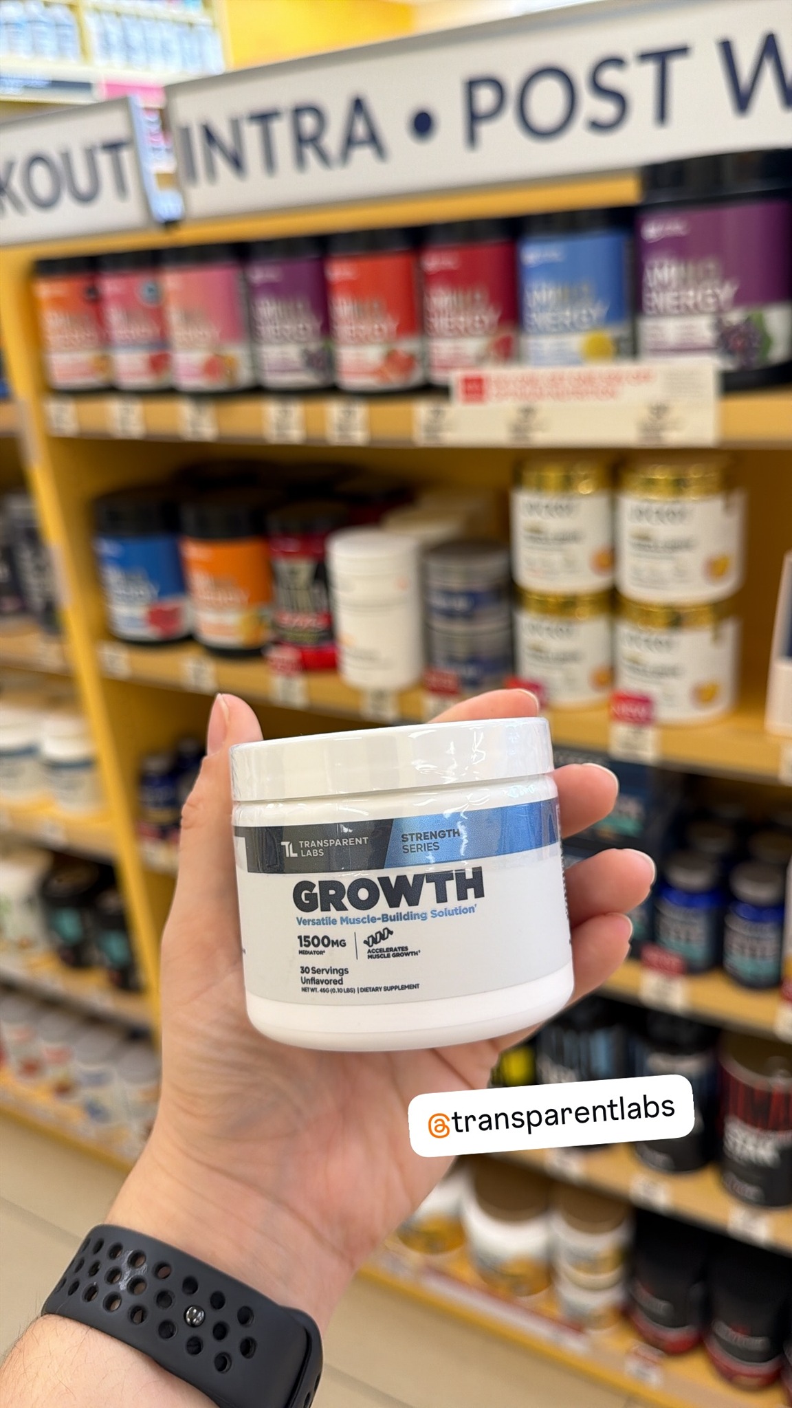 Transparent Labs Facebook ad