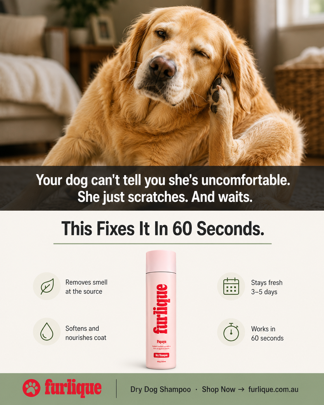 Furlique Facebook ad