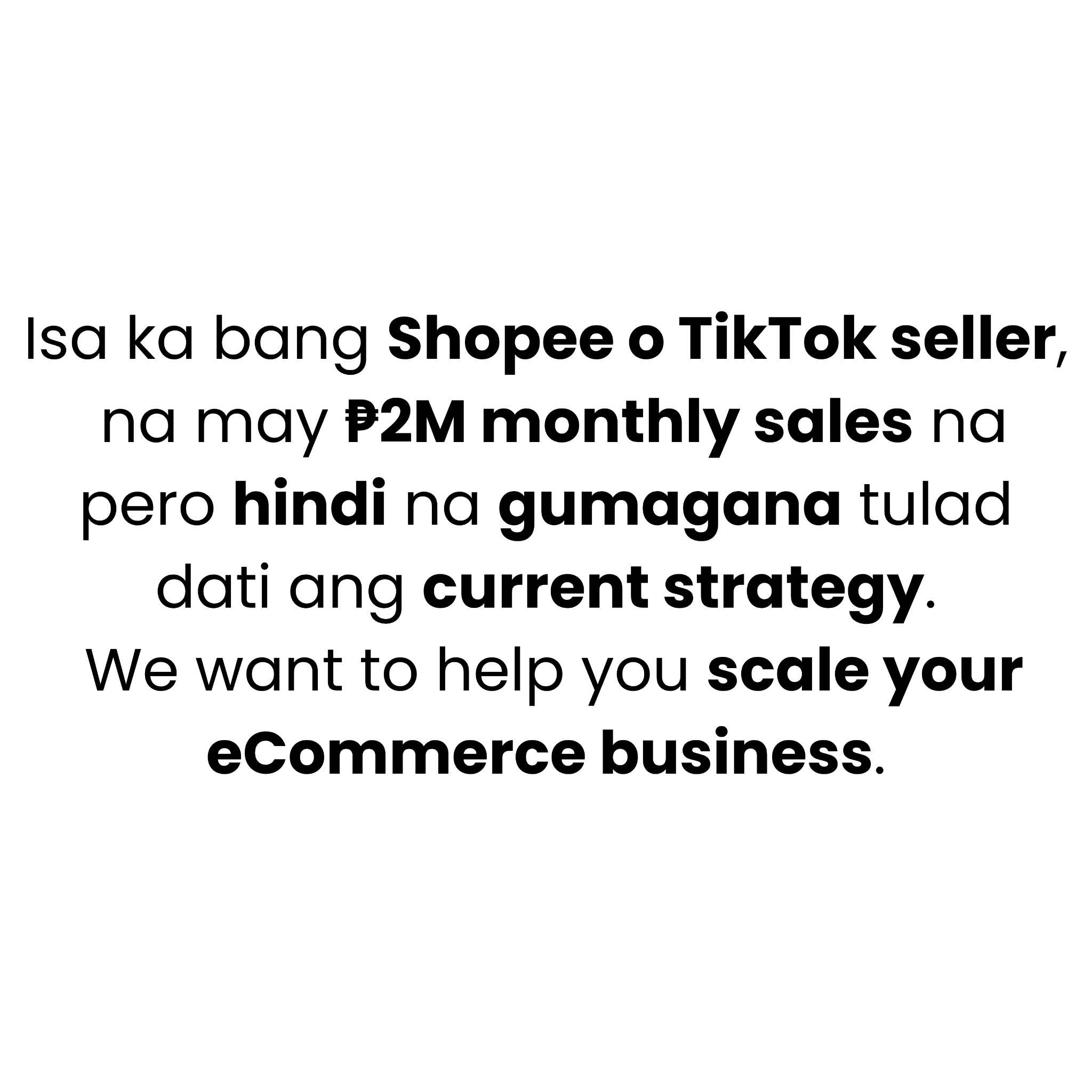 ECOM Accelerator Facebook ad