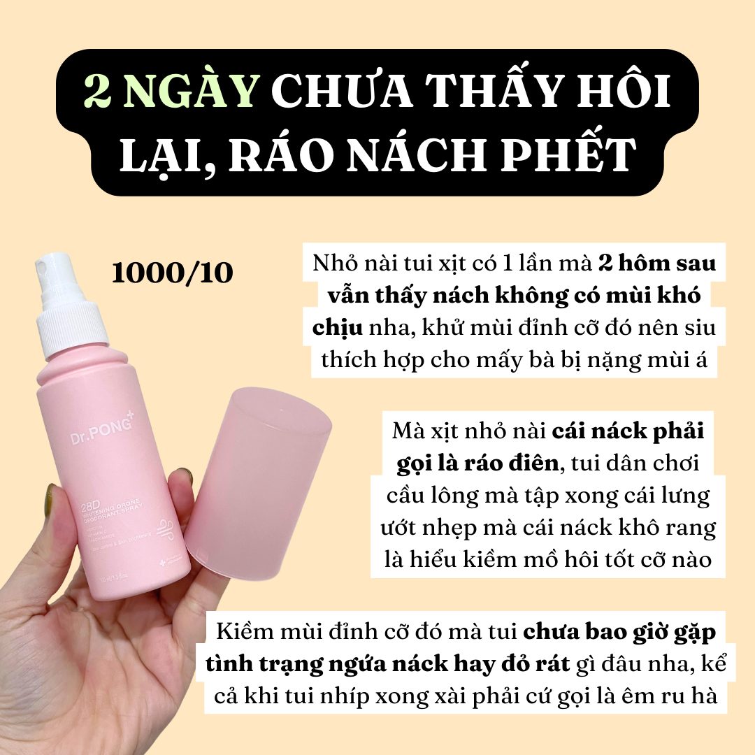 Pretty With Her Facebook ad: NÁCH HẾT HÔI HẾT ƯỚT NÊN CHỌN KHỬ…