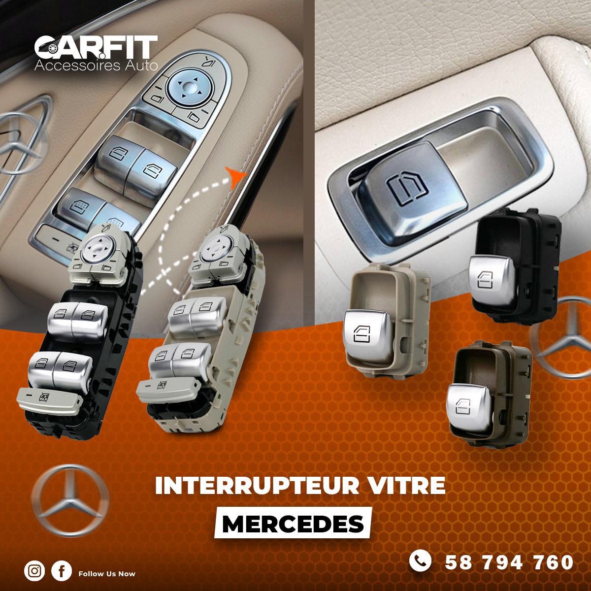 Carfit Facebook ad: Accessories Mercedes-Benz!