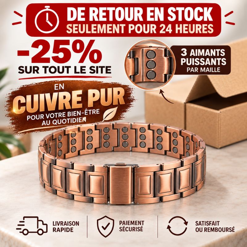 MyTamra Facebook ad: Libérez votre potentiel, notre bracelet magnétique le plus…