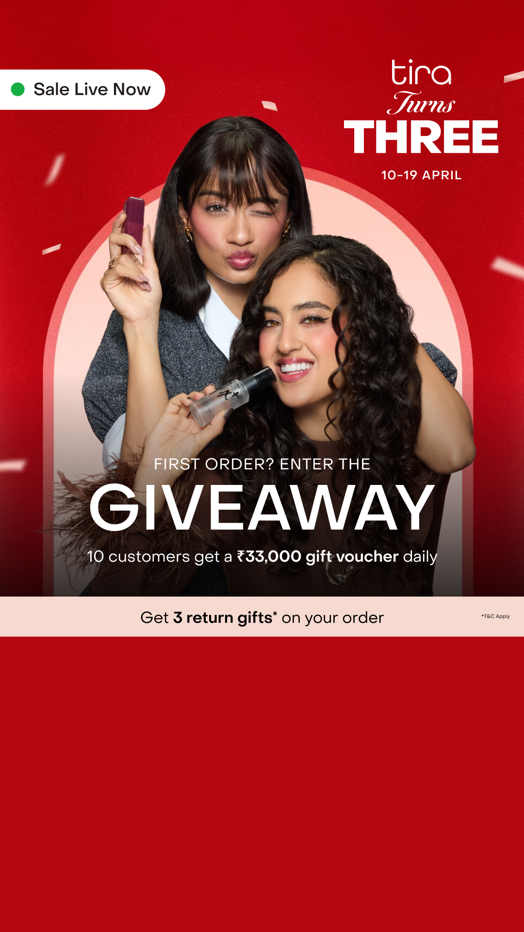 Tira Beauty Facebook ad