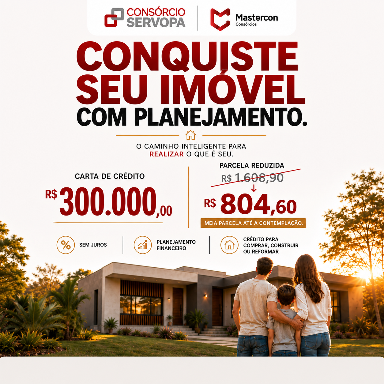 Mastercon - Consórcios Facebook ad from Jul 24, 2026