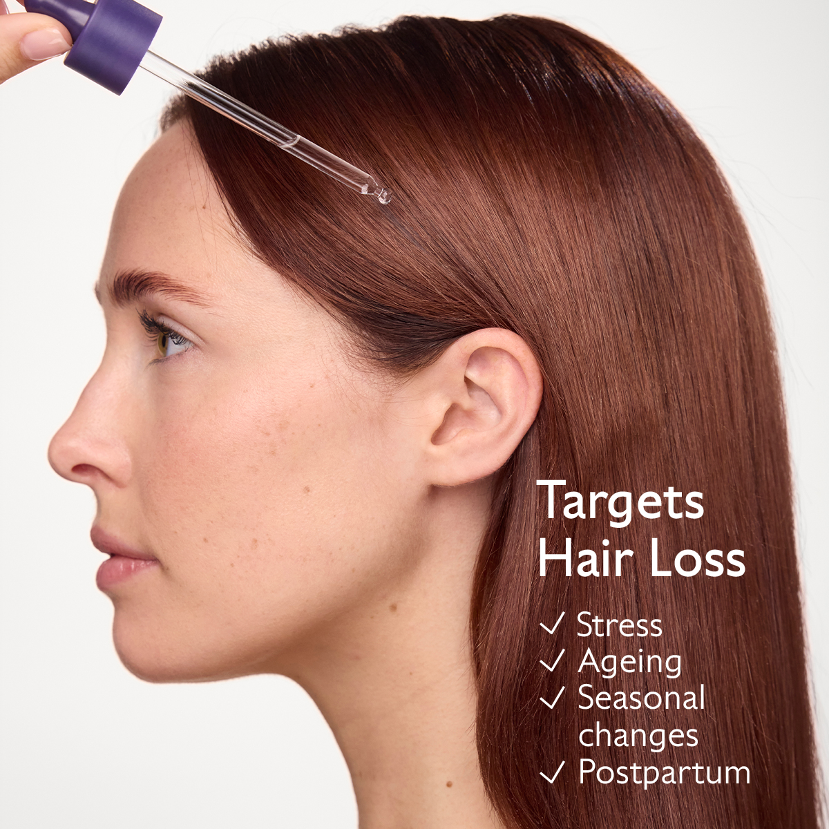 KENS apothecary Facebook ad: Advanced Serum for Hair Renewal