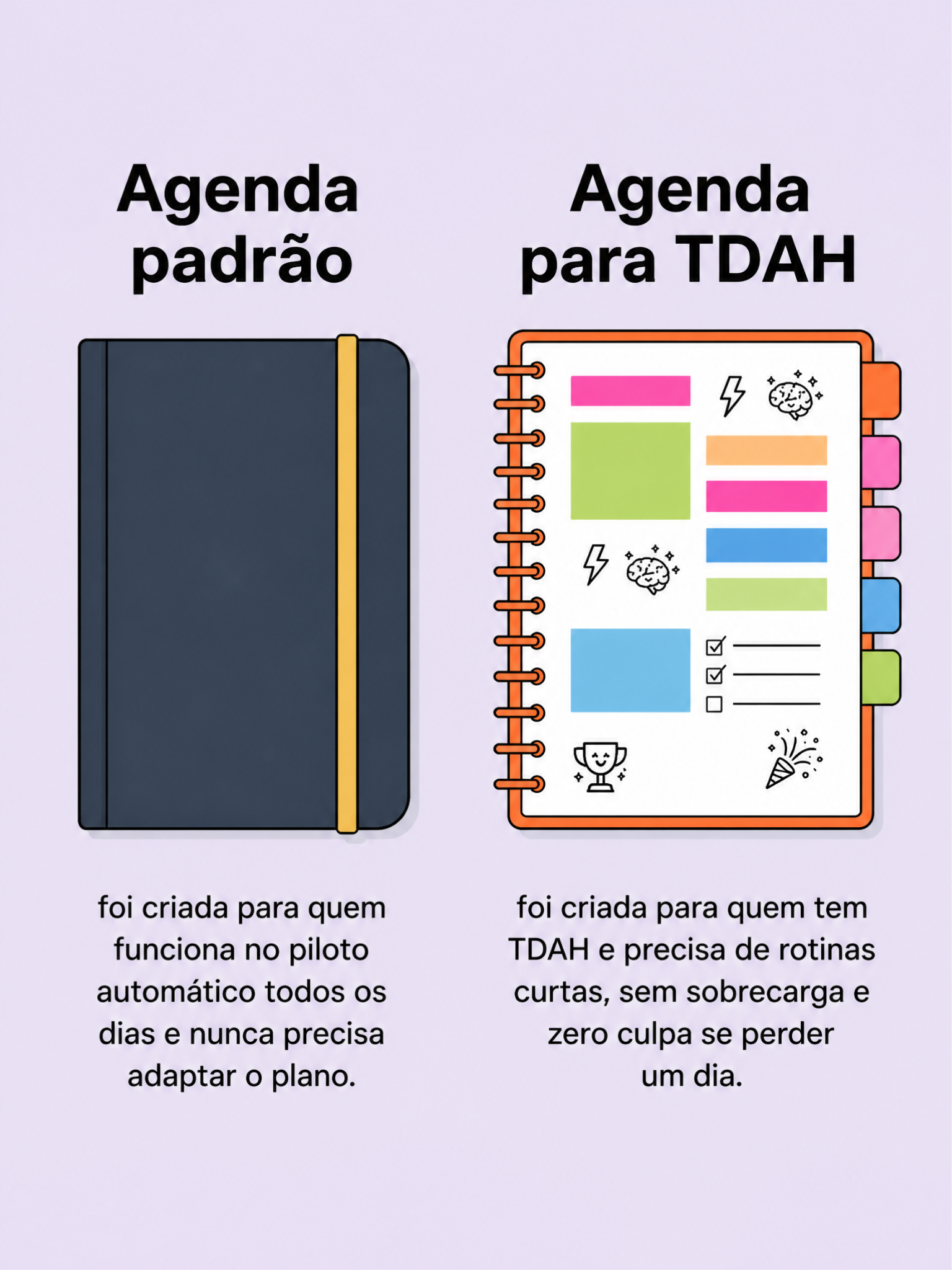 Planner Sem Caos TDAH Facebook ad