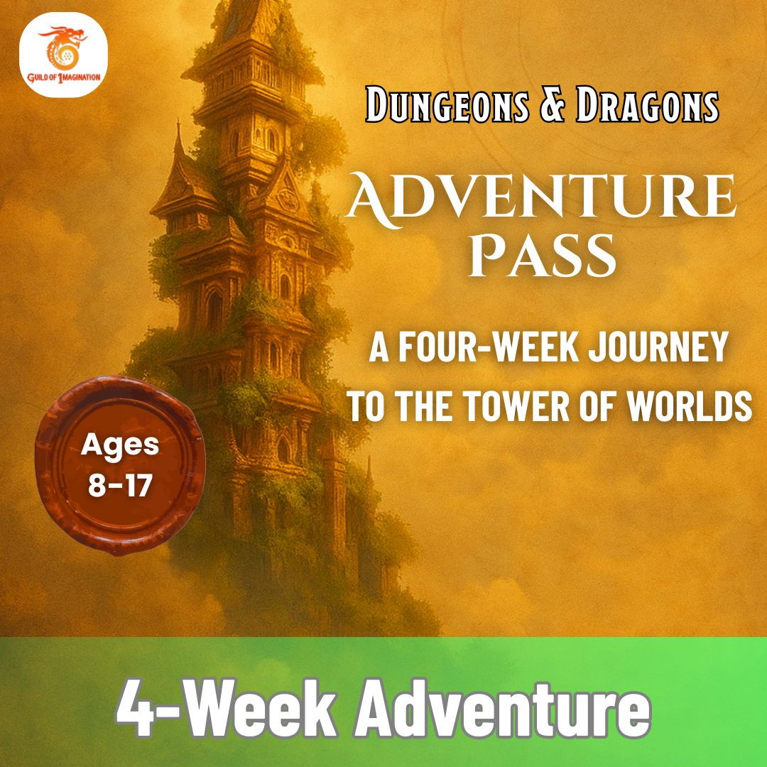 Guild of Imagination Facebook ad: Reserve Your Child’s Spot in an Adventure Party