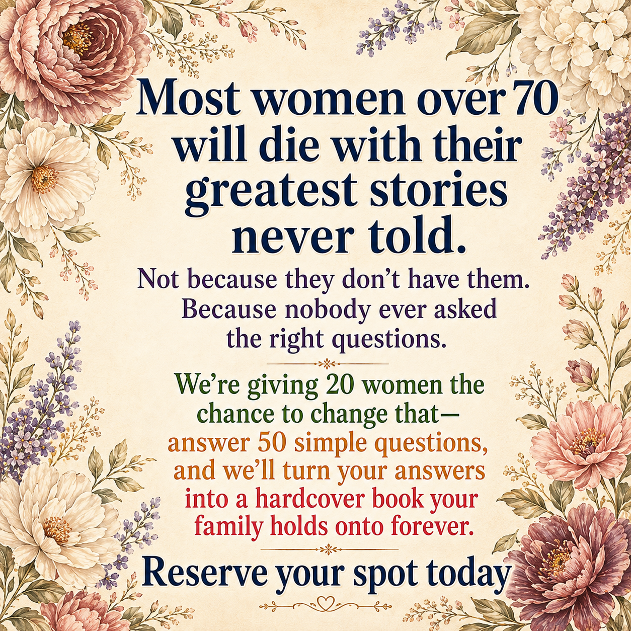 Memowrite Facebook ad