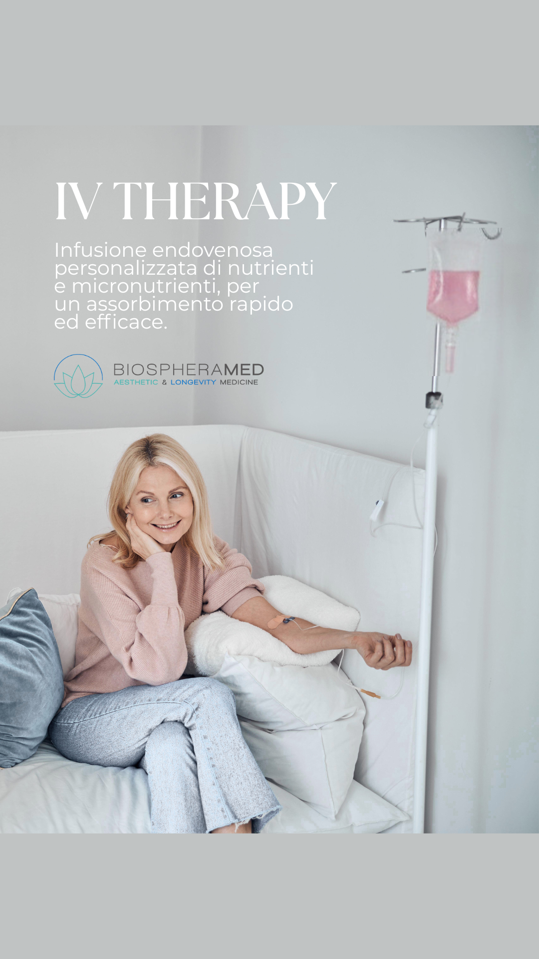 Biosphera Med - Medicina Estetica Facebook ad: l’IV Therapy offre un’infusione endovenosa personalizzata…