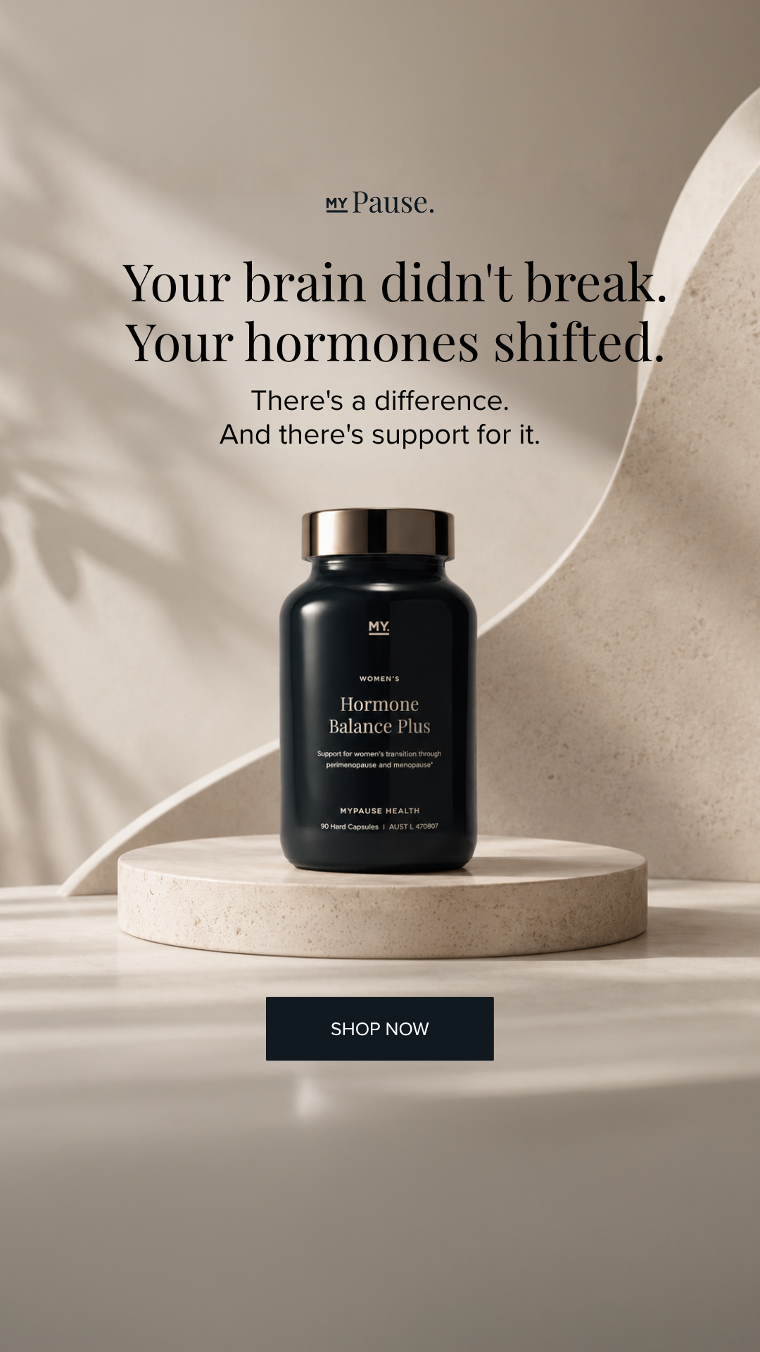 MyPause Health Facebook ad