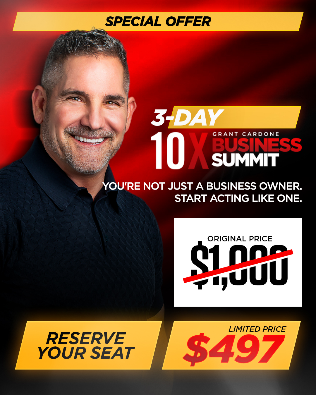 Grant Cardone Facebook ad