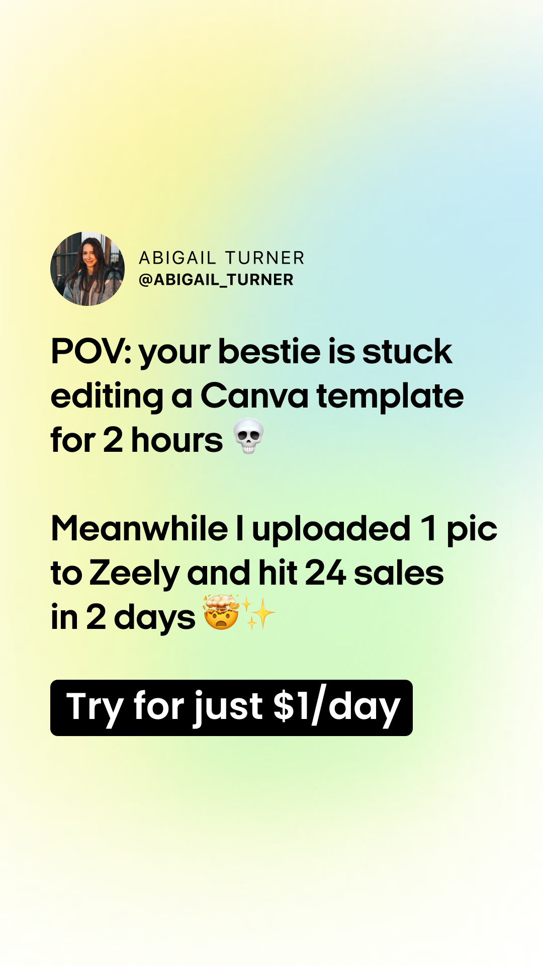 Zeely Facebook ad