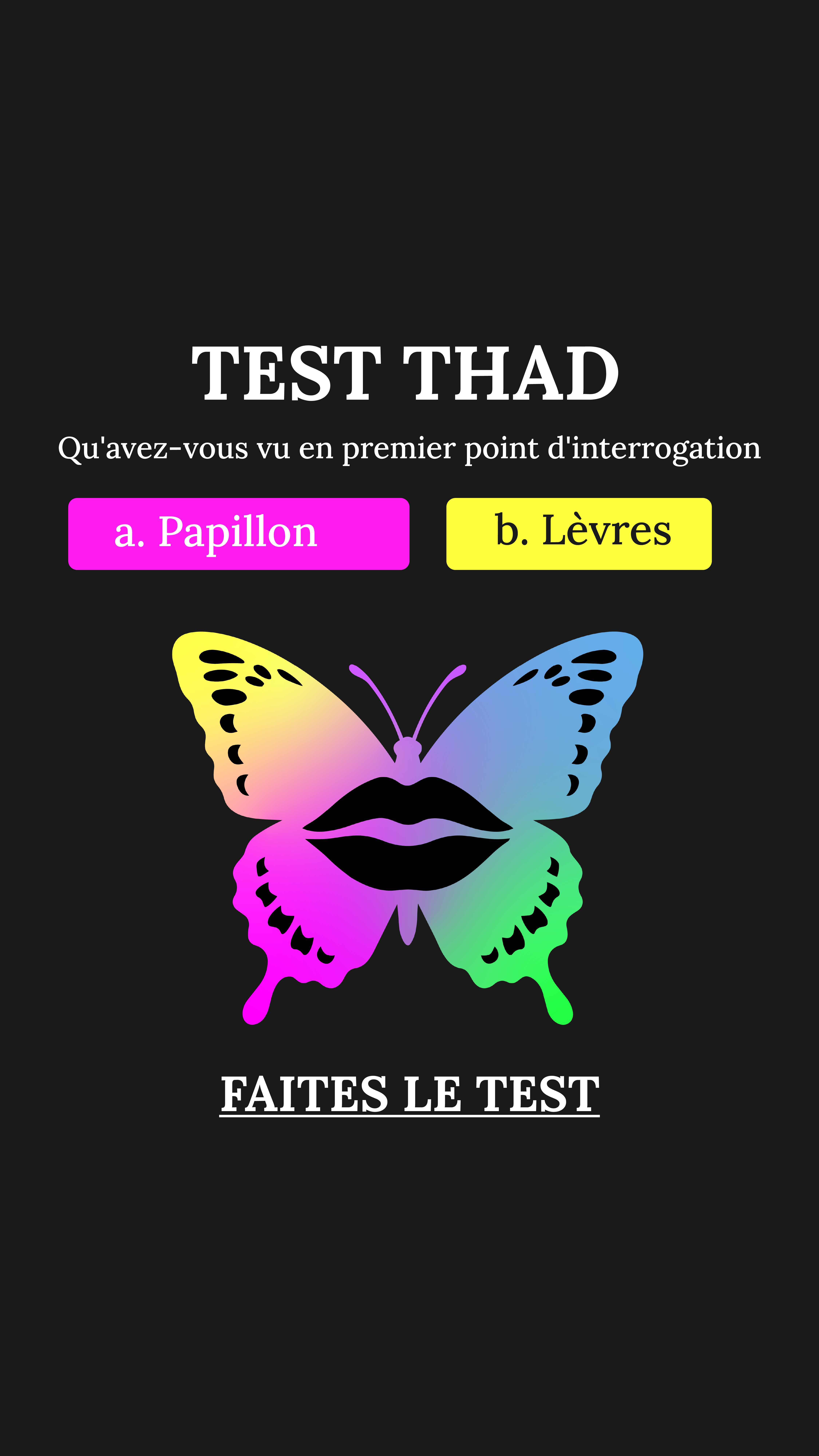 International IQ test Facebook ad