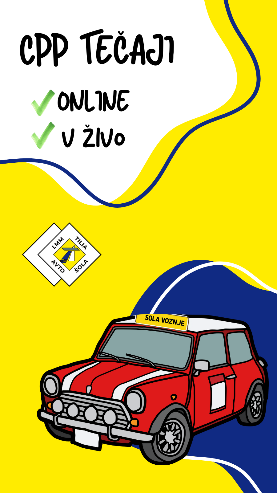 Avtošola Tilia Facebook ad from Dec 26, 2025