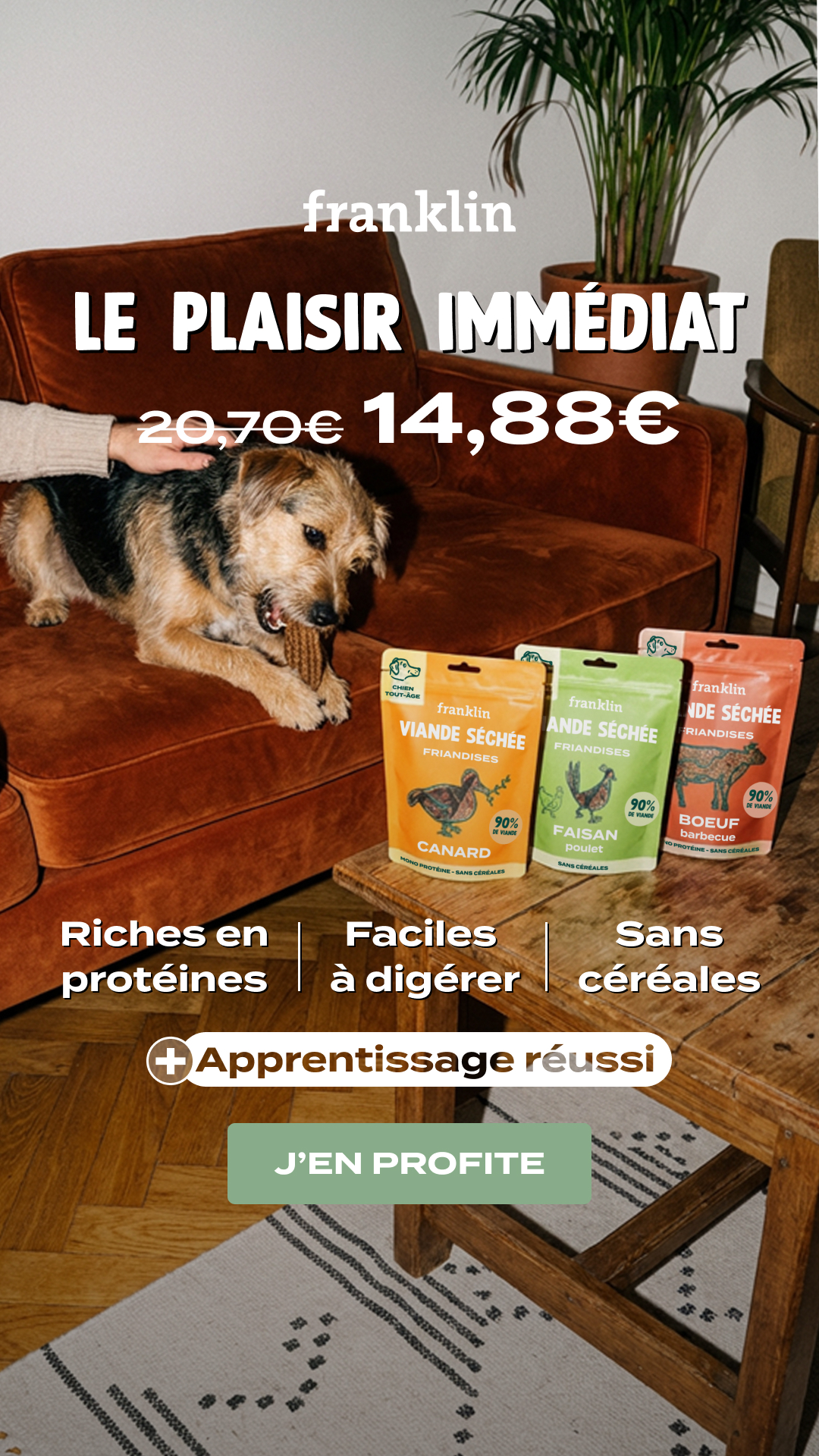 Franklin Pet Food Facebook ad