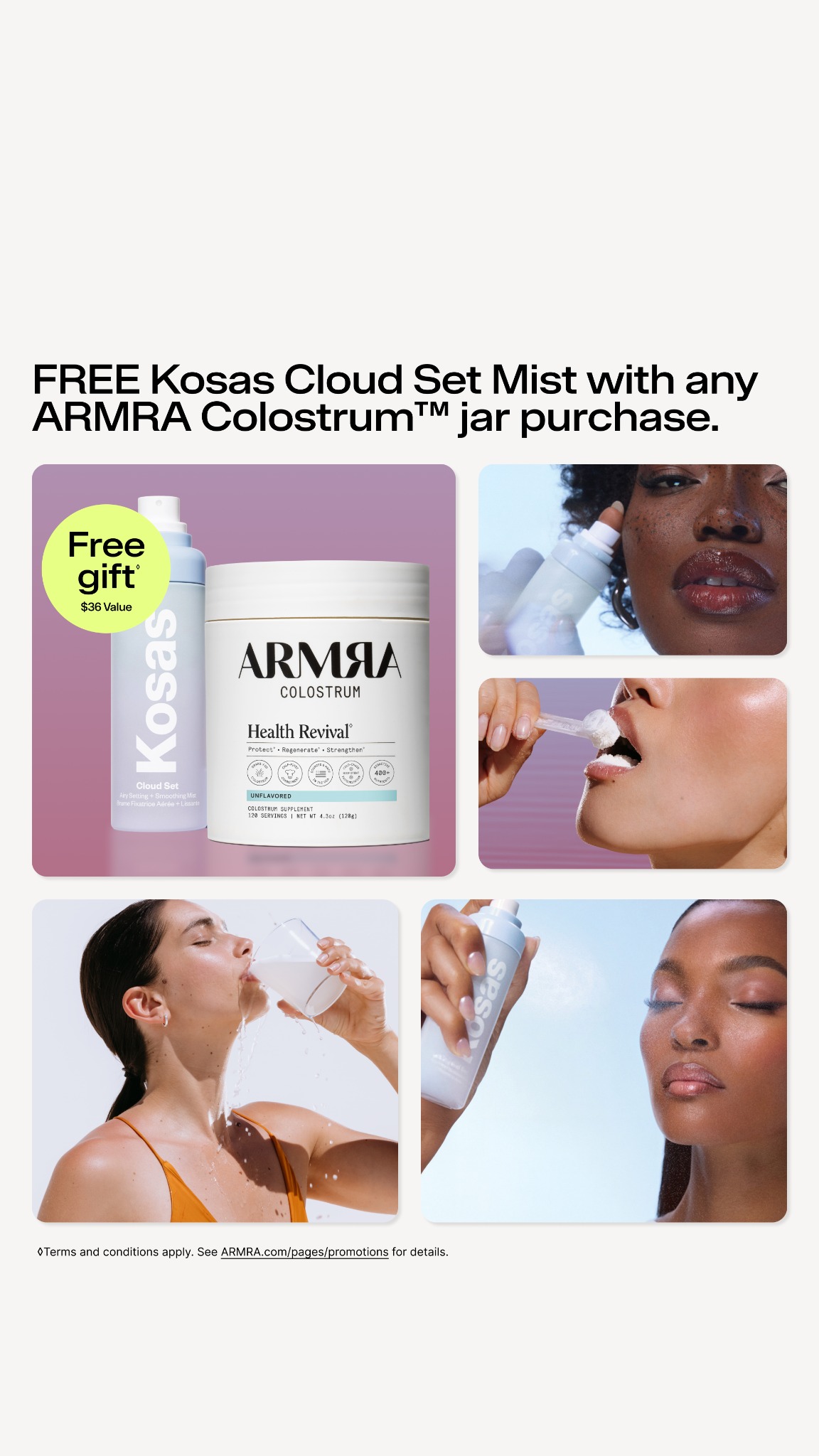 ARMRA Facebook ad