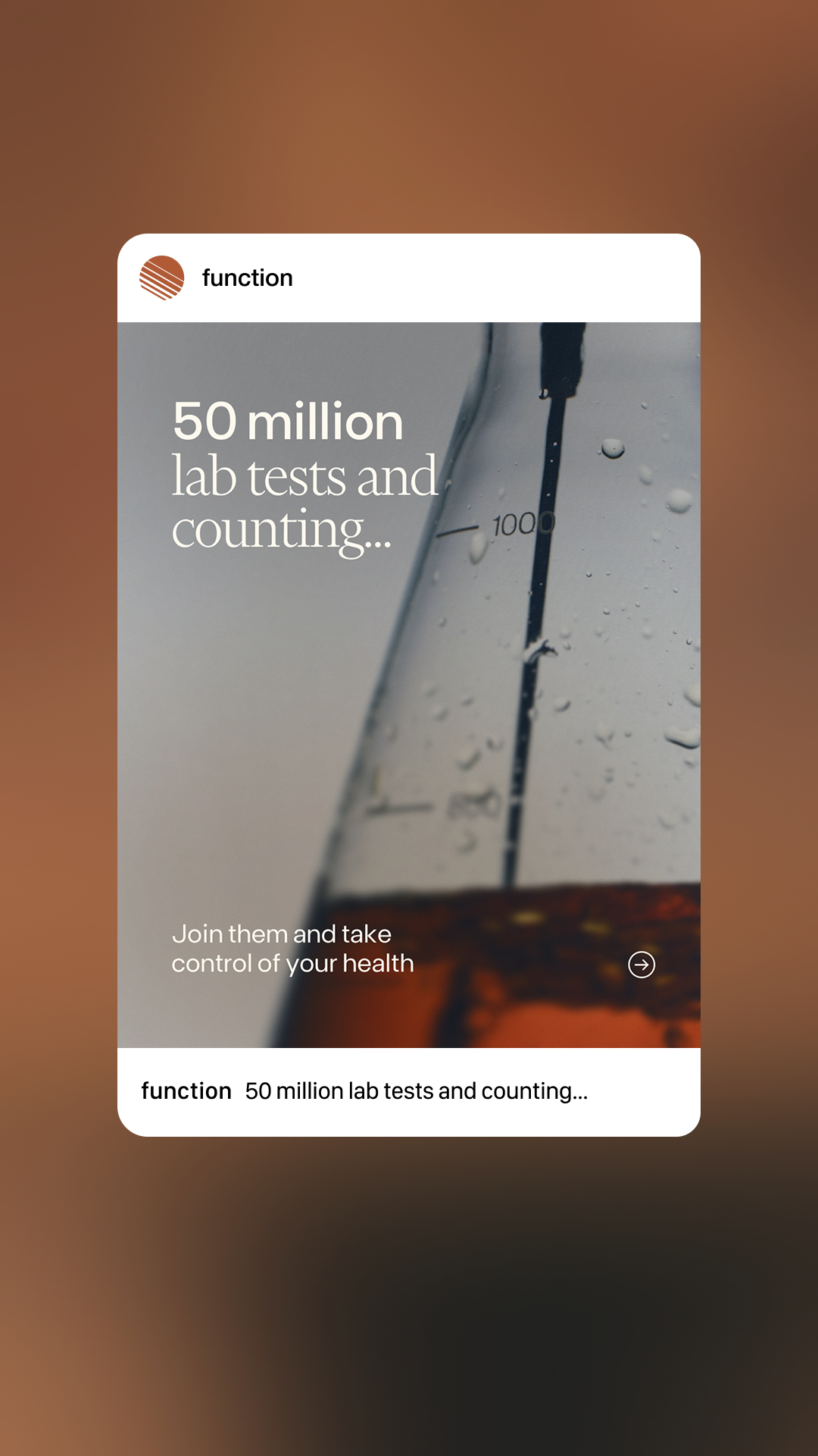 Function Health Facebook ad