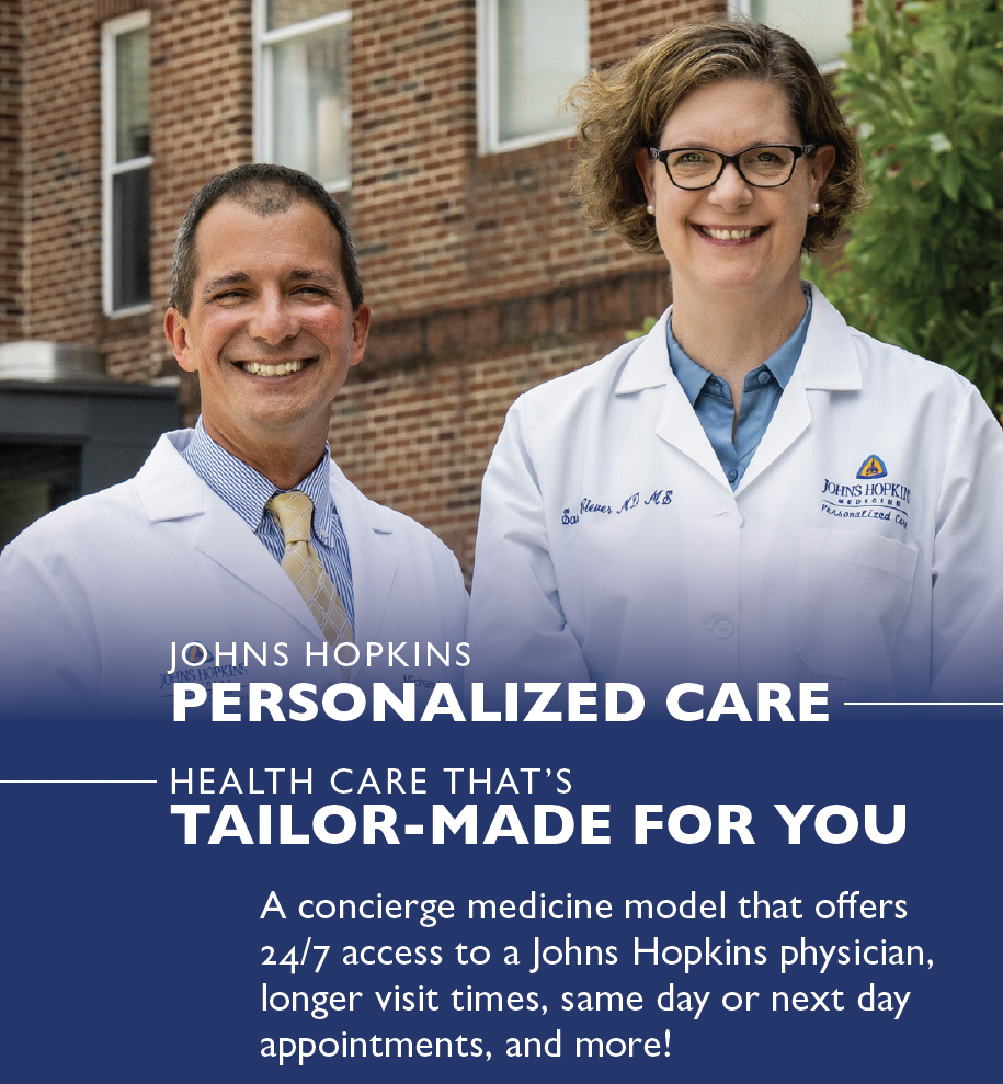 Johns Hopkins Medicine Facebook ad from Aug 8, 2025