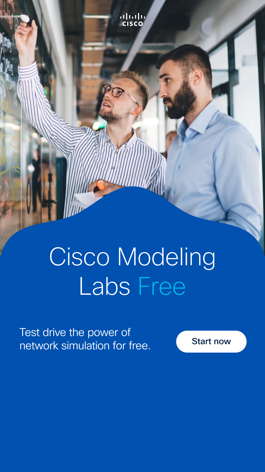 Learn with Cisco Facebook ad