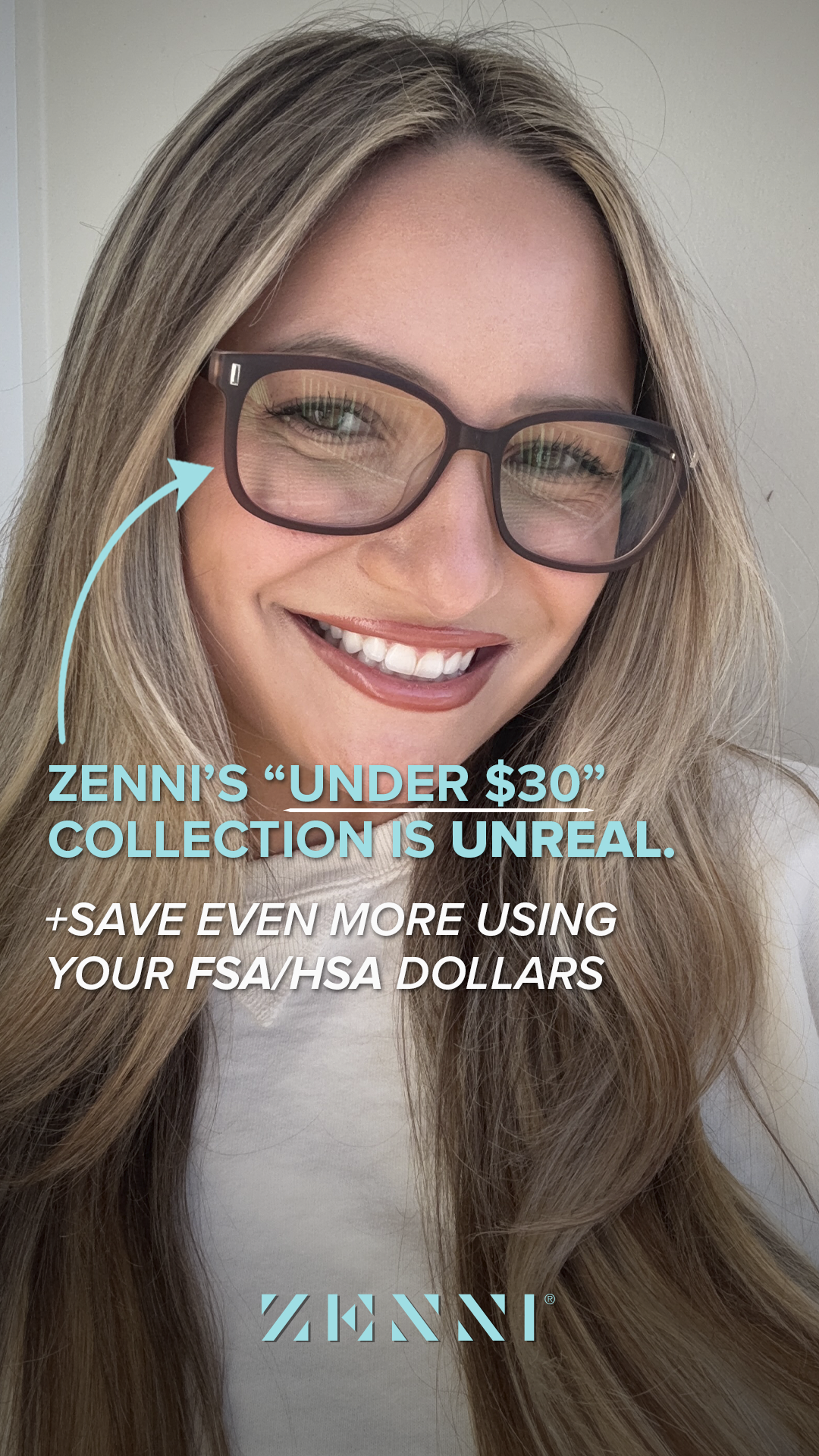 Zenni Optical Facebook ad