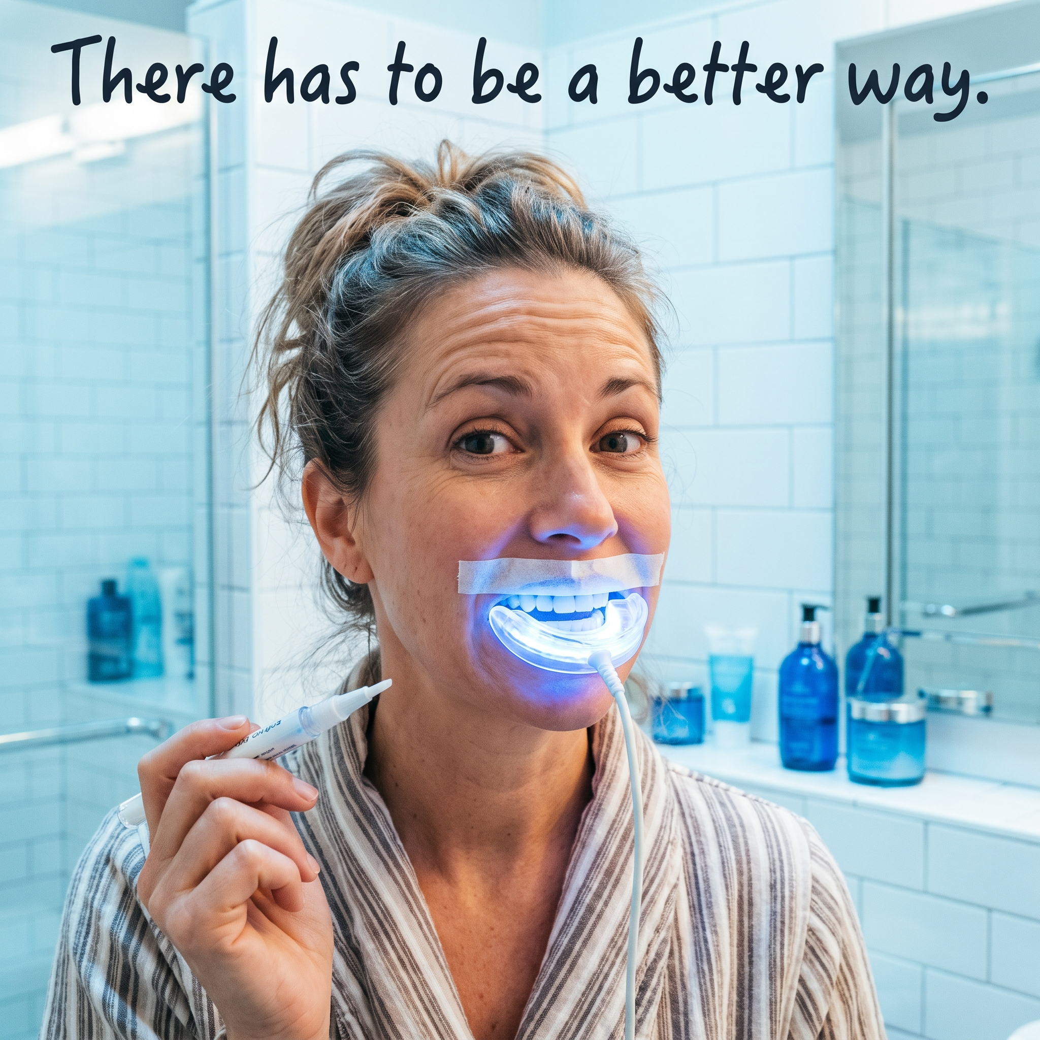 Quiksmile Co. Facebook ad: There Has To Be A Better Way.