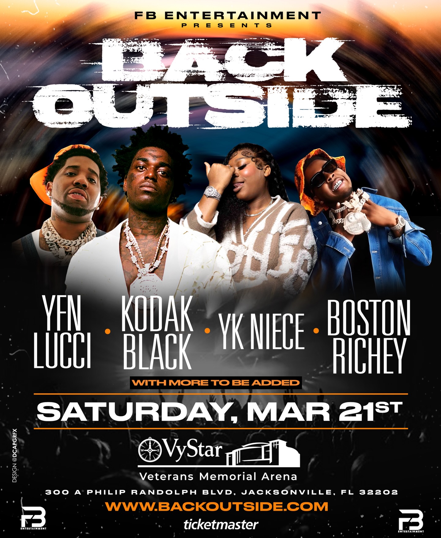 FB Entertainment Facebook ad: JACKSONVILLE… WE’RE BACK OUTSIDE