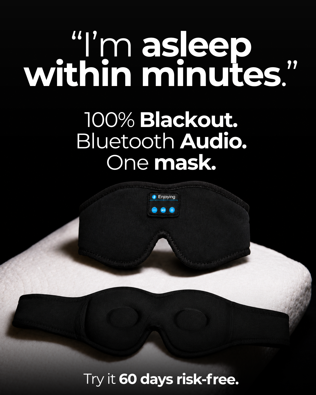 SnoozeFlex Facebook ad: Don't settle for broken sleep - Claim Your 30% Off Today