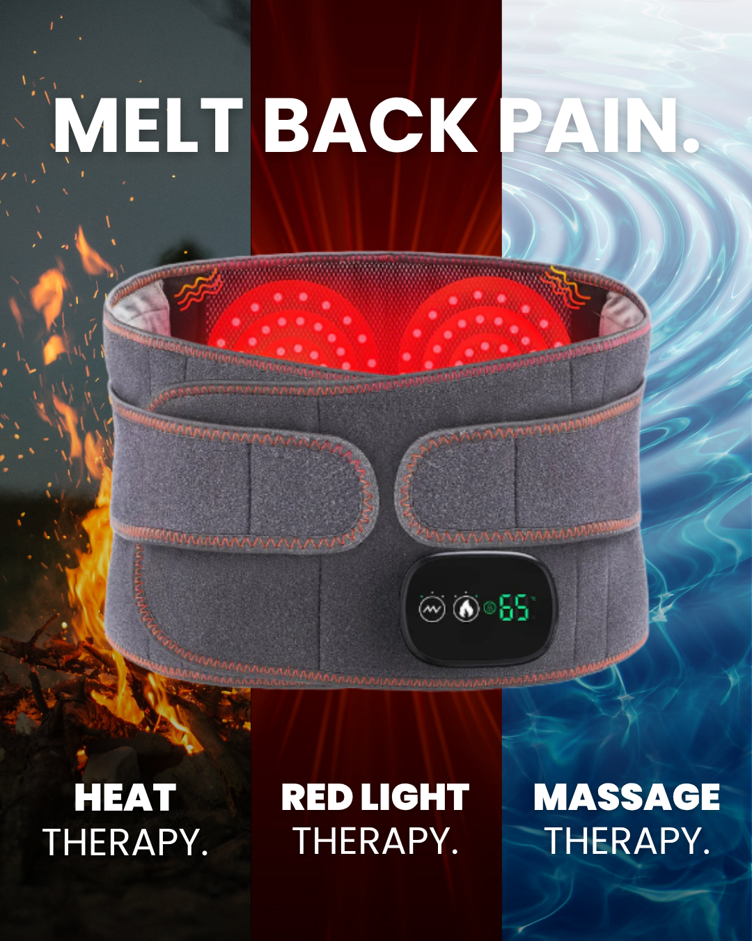 Hatch USA Facebook ad: Medical-Grade Back Recovery at Home