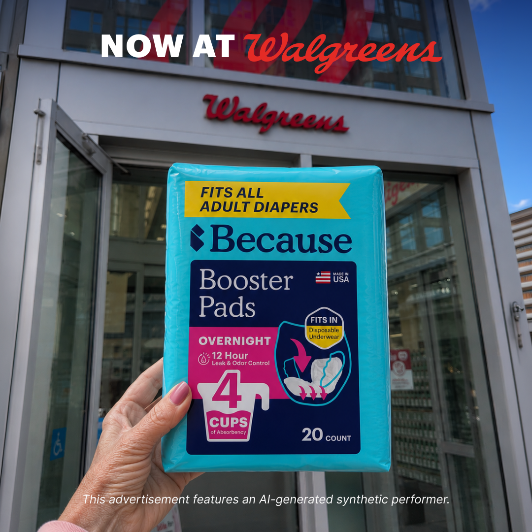 Because Facebook ad: NEW at Walgreens