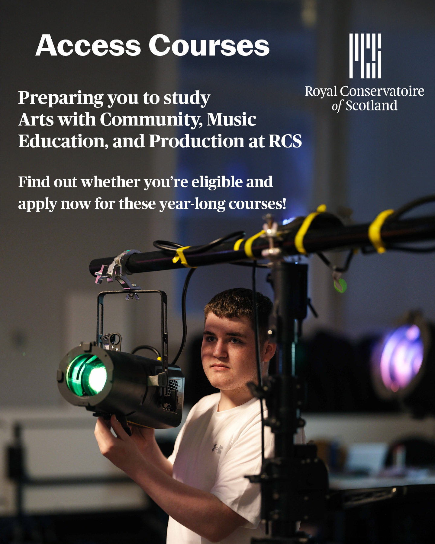 Royal Conservatoire of Scotland Facebook ad