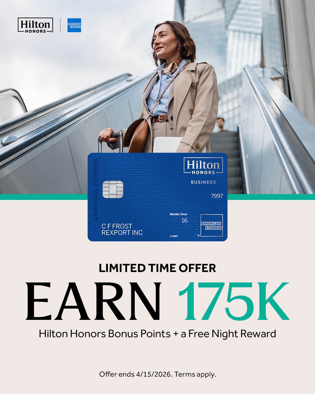 American Express Business Facebook ad
