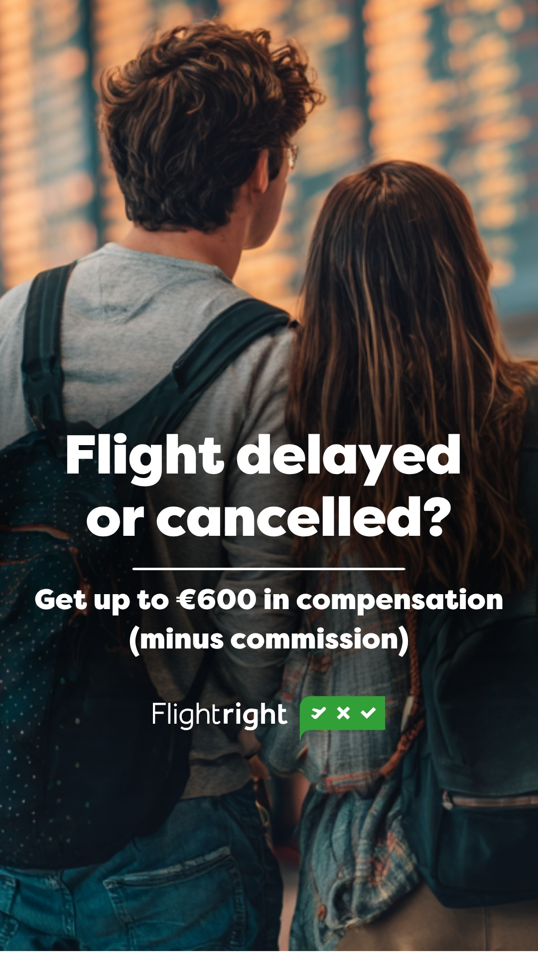 Flightright Facebook ad