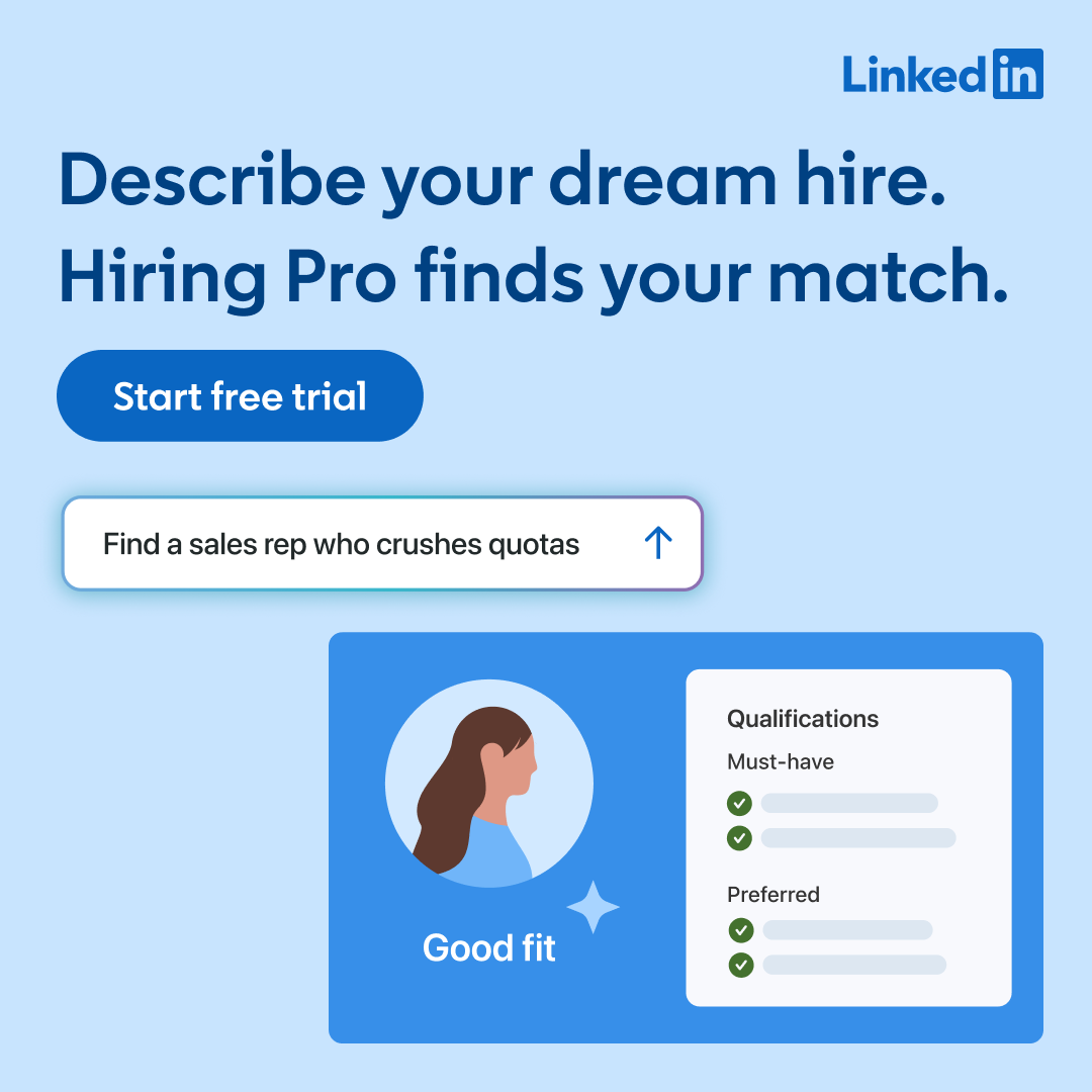 LinkedIn Facebook ad