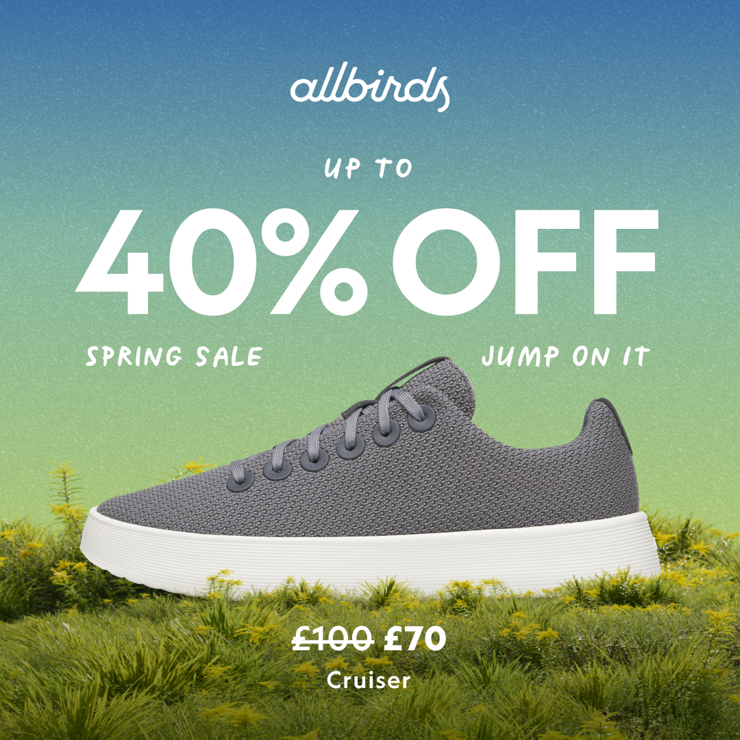 Allbirds Facebook ad