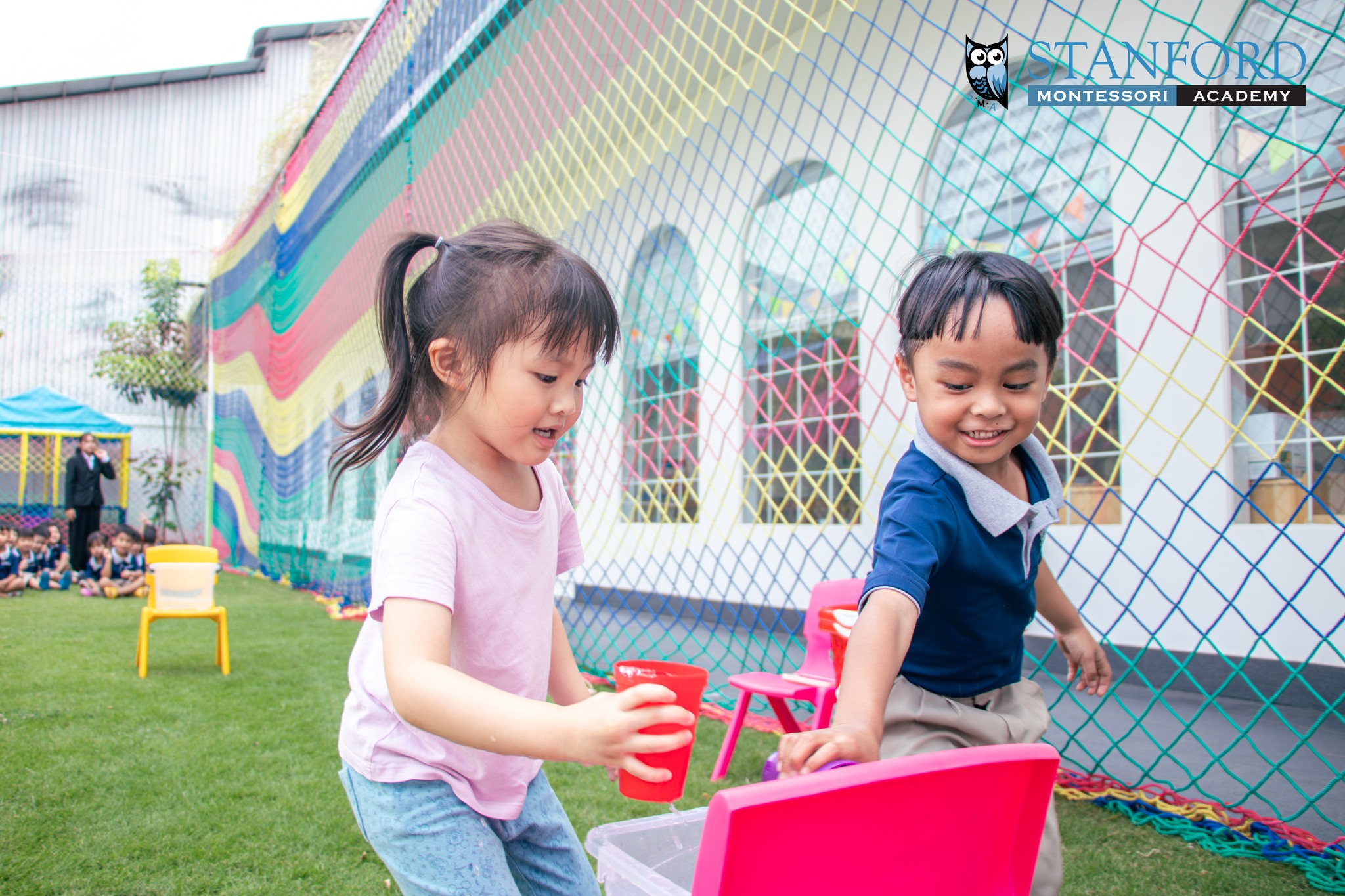 Stanford Montessori Academy Facebook ad: In Montessori, we believe that effort is everything.