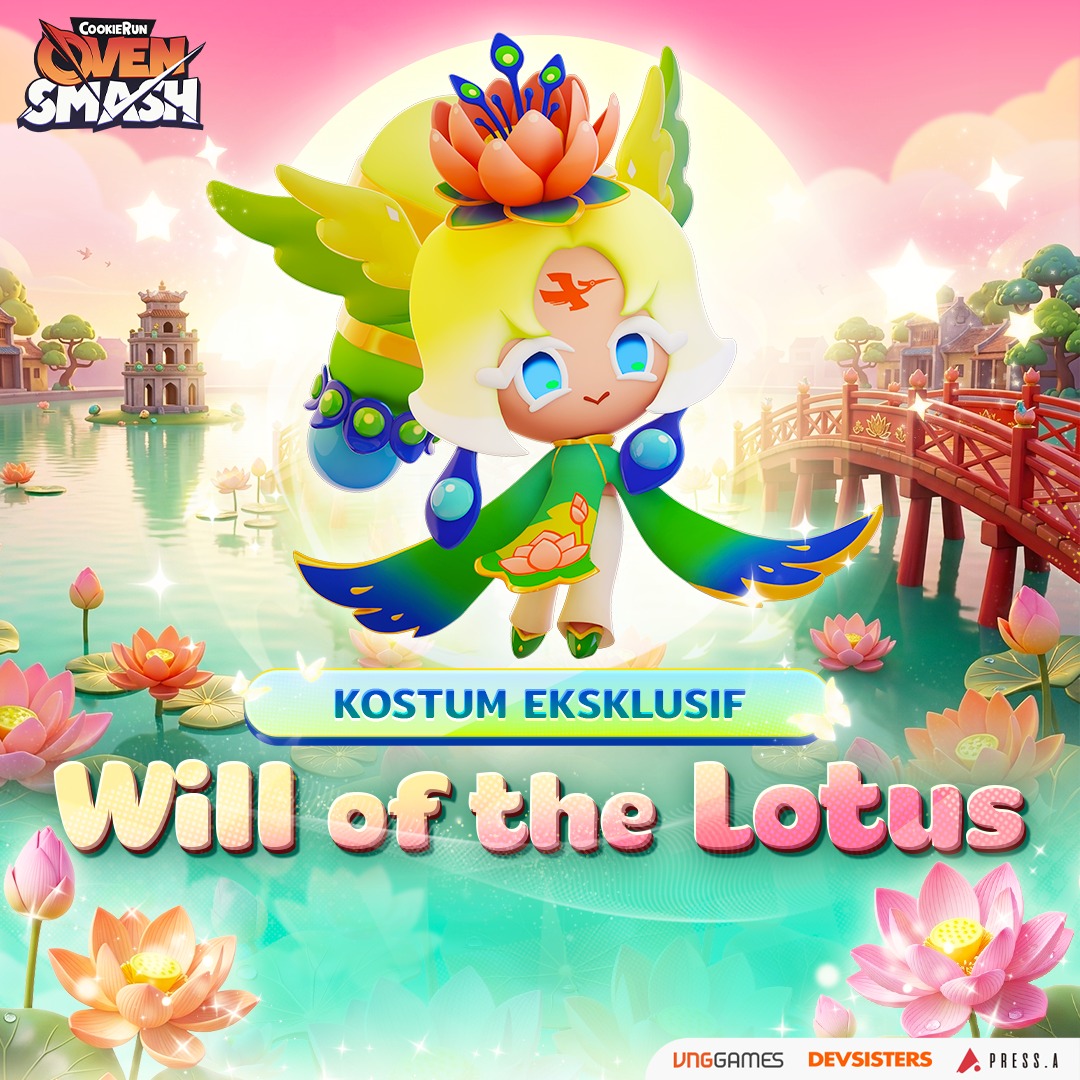 CookieRun: OvenSmash Facebook ad: 【Kostum Eksklusif】Will of the Lotus