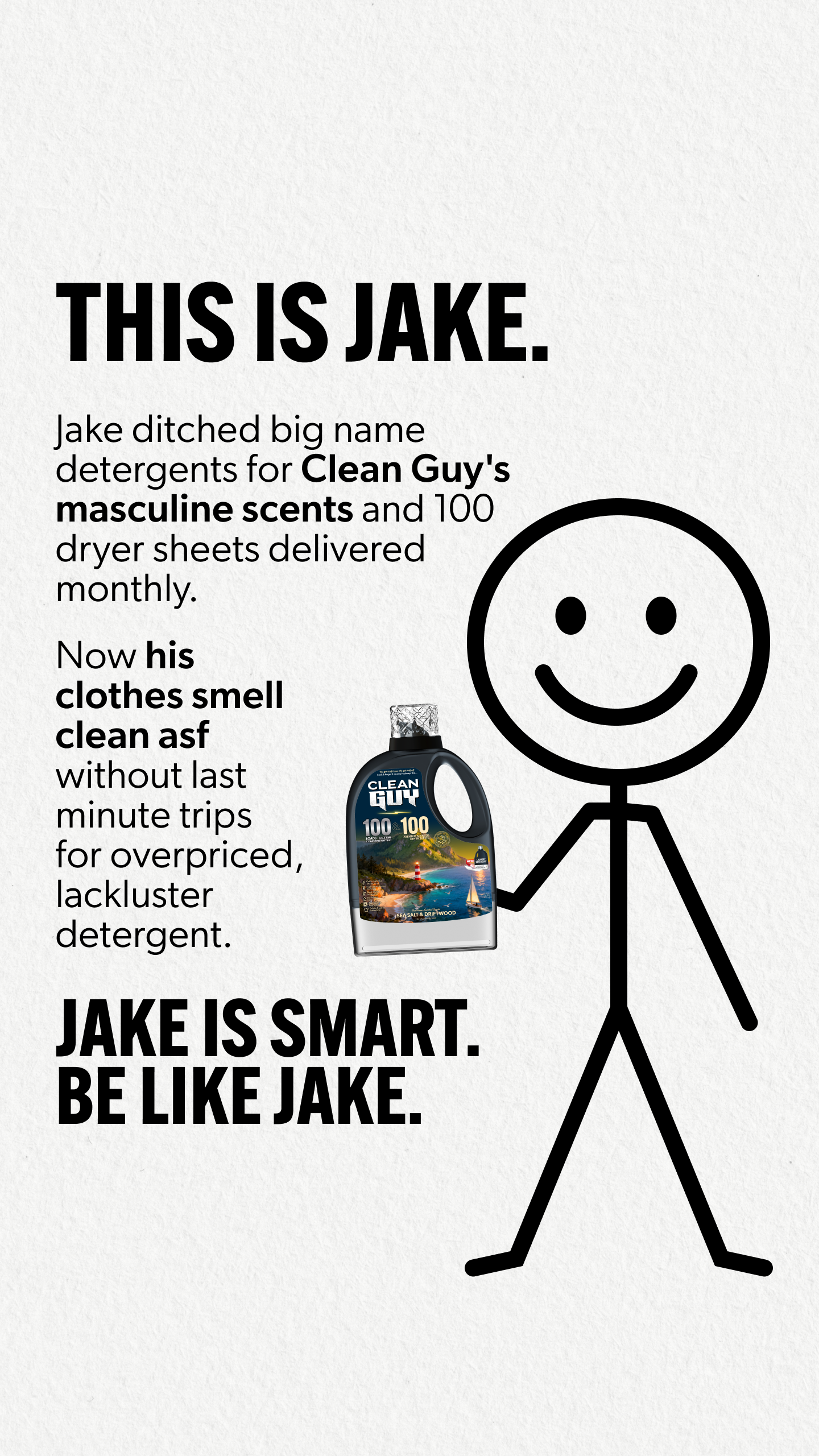 Clean Guy Facebook ad
