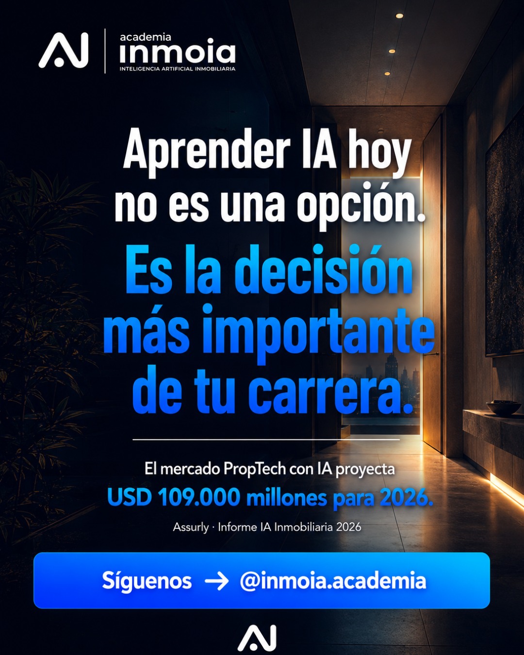 Inmoia Facebook ad: Hoy el juego inmobiliario cambió y solo hay…