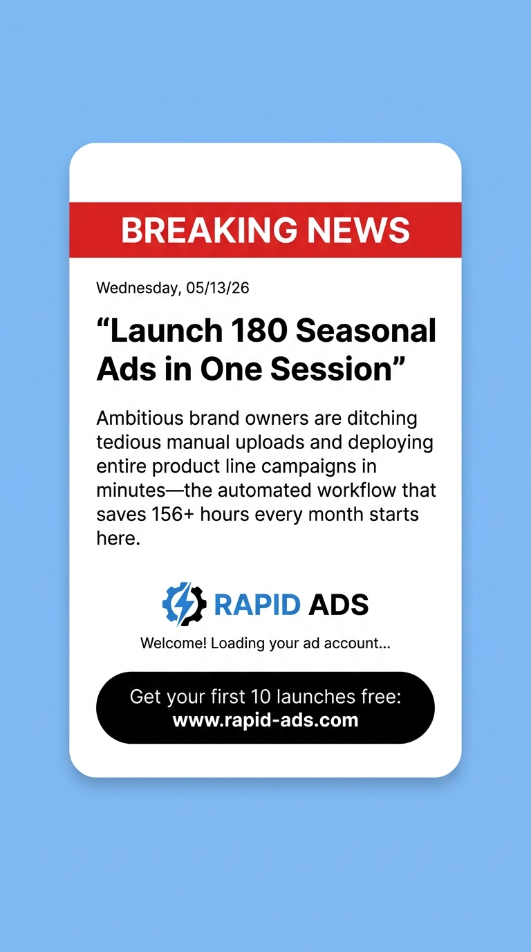 Rapid Ads Facebook ad