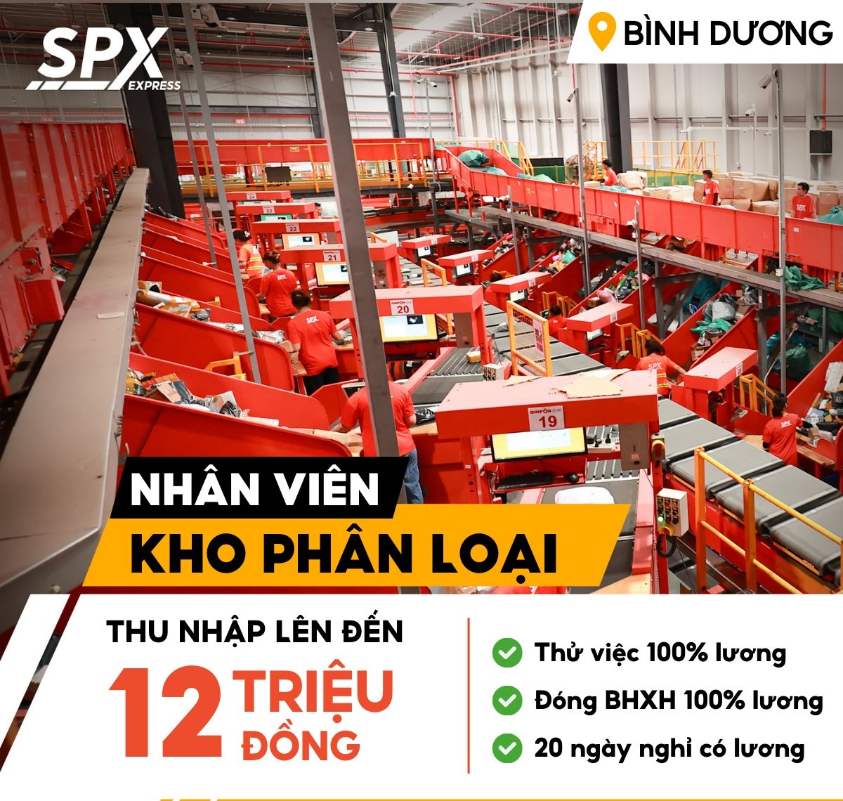 Tuyển Dụng SPX Express Facebook ad