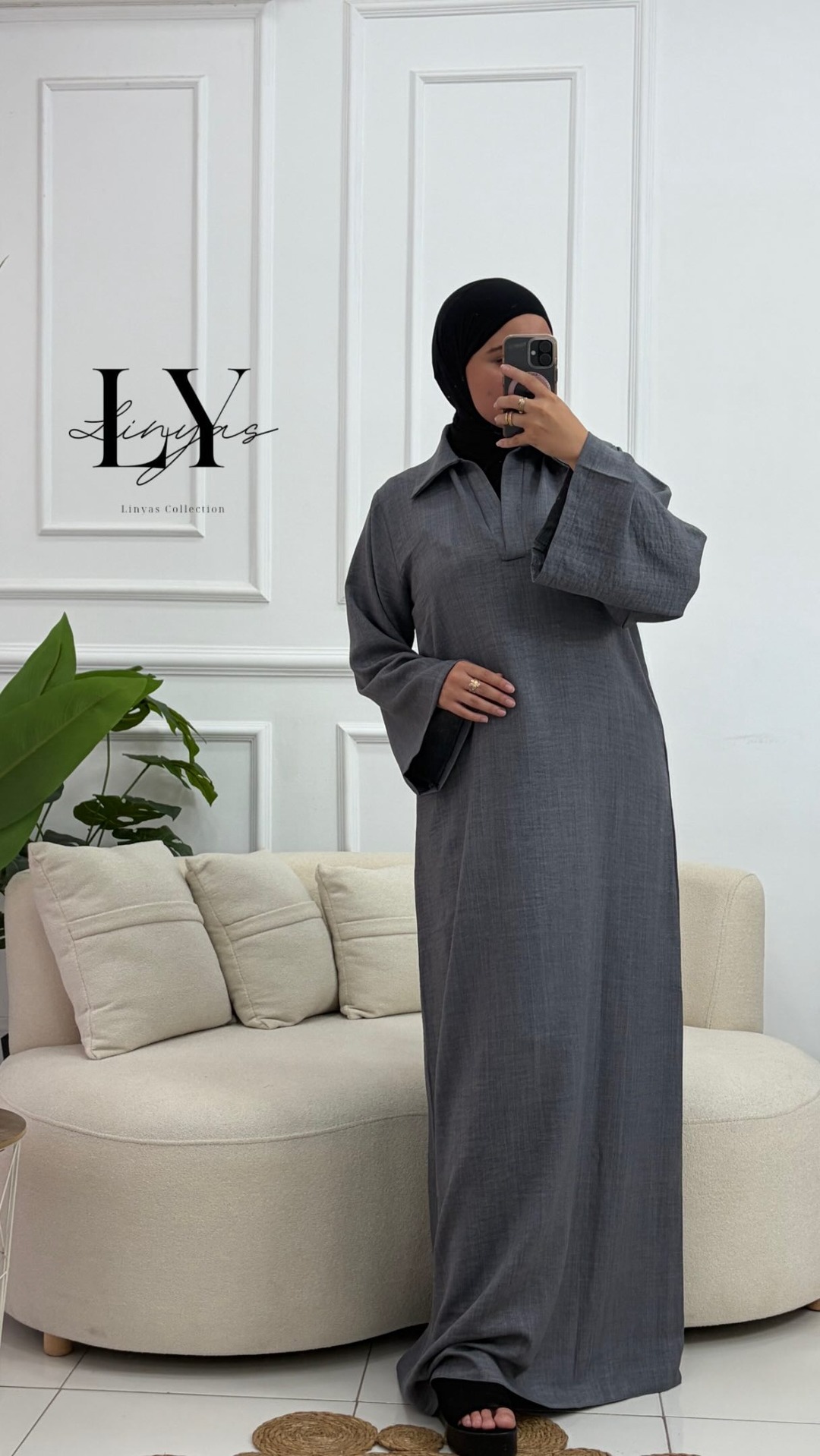 Linyas.collection Facebook ad: Robe chemise RANA