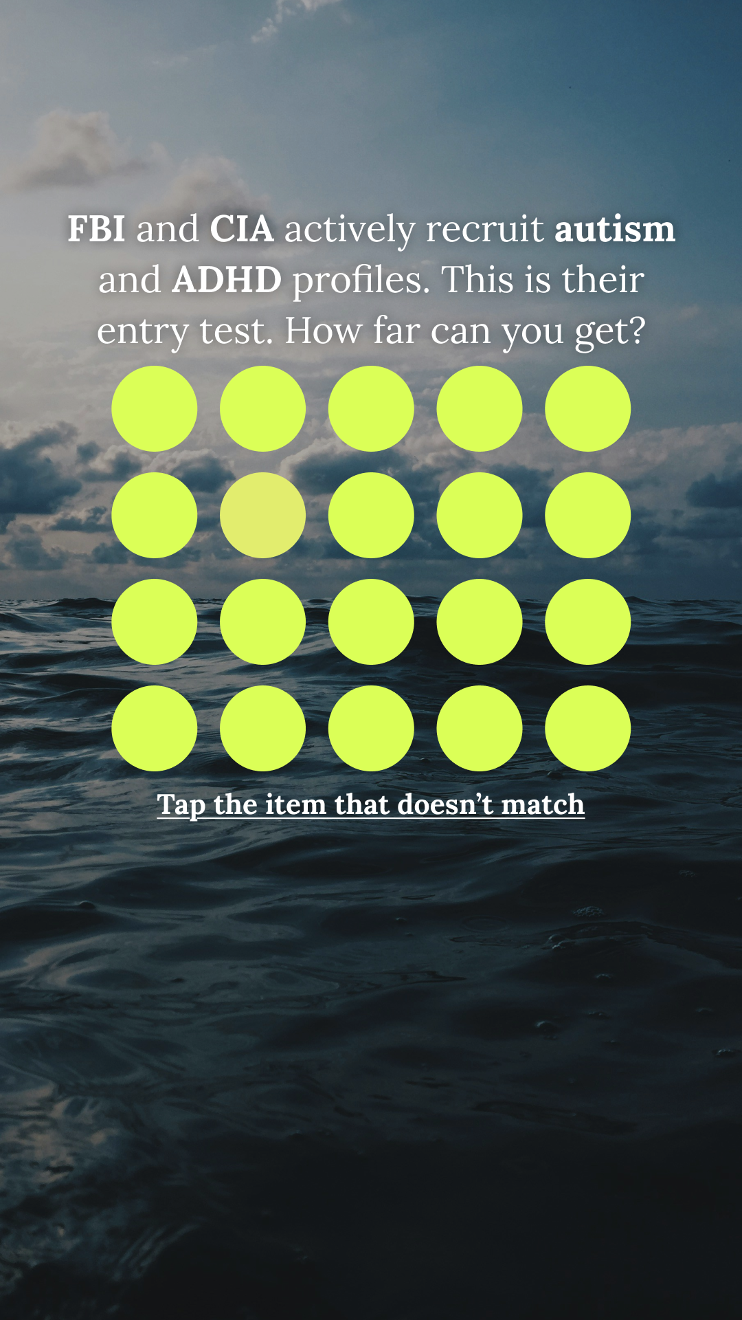 Brain Health Check Facebook ad