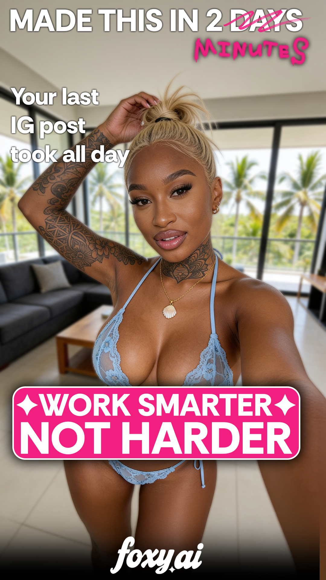 Foxy AI: Video & Photo Generator Facebook ad from Feb 23, 2026