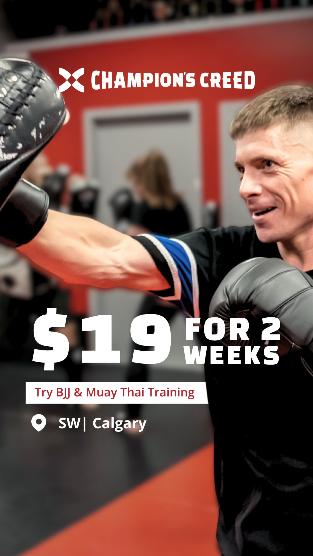 Champion's Creed MMA Facebook ad from Mar 2, 2026
