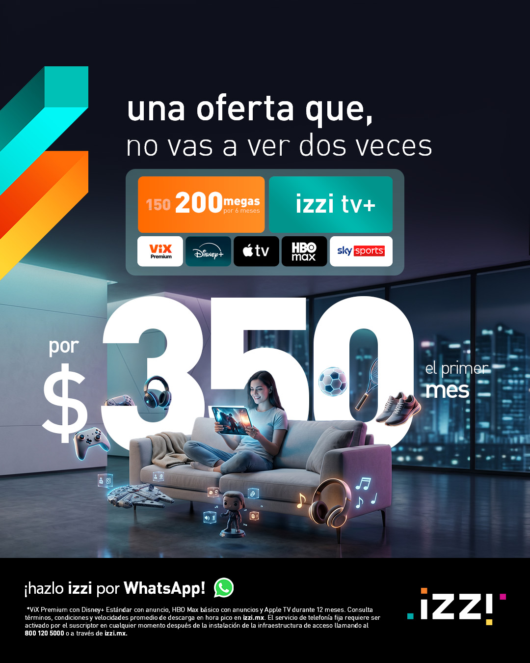 izzi telecom Facebook ad